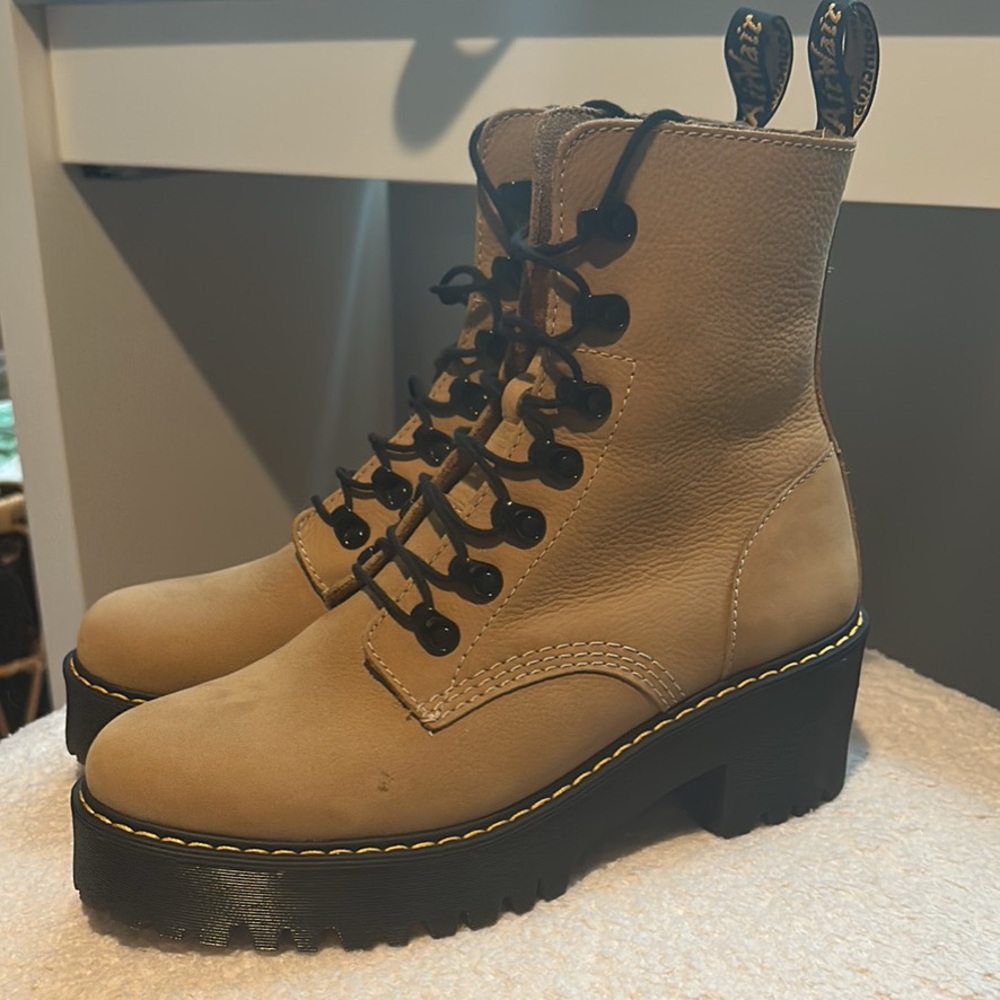 Dr. Martens Leona Platform Ankle Boots